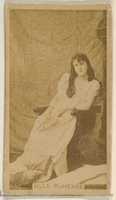 Free download Mlle. Ruhende, from the Actors and Actresses series (N45, Type 8) for Virginia Brights Cigarettes free photo or picture to be edited with GIMP online image editor