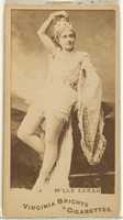 Free download Mlle Sarah, from the Actors and Actresses series (N45, Type 1) for Virginia Brights Cigarettes free photo or picture to be edited with GIMP online image editor