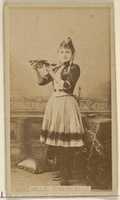 Free download Mlle. Theresine, from the Actors and Actresses series (N45, Type 8) for Virginia Brights Cigarettes free photo or picture to be edited with GIMP online image editor