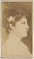 Free download Mlle. Vogel, from the Actors and Actresses series (N45, Type 8) for Virginia Brights Cigarettes free photo or picture to be edited with GIMP online image editor