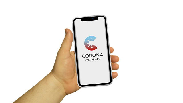 Free download mobile corona warning app hand free picture to be edited with GIMP free online image editor