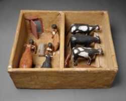 Free download Model Cattle stable from the tomb of Meketre free photo or picture to be edited with GIMP online image editor