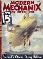 Free download Modern Mechanix, April 1933 cover free photo or picture to be edited with GIMP online image editor