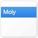 Pantalla de menú de la pestaña Moly para la extensión Chrome web store en OffiDocs Chromium