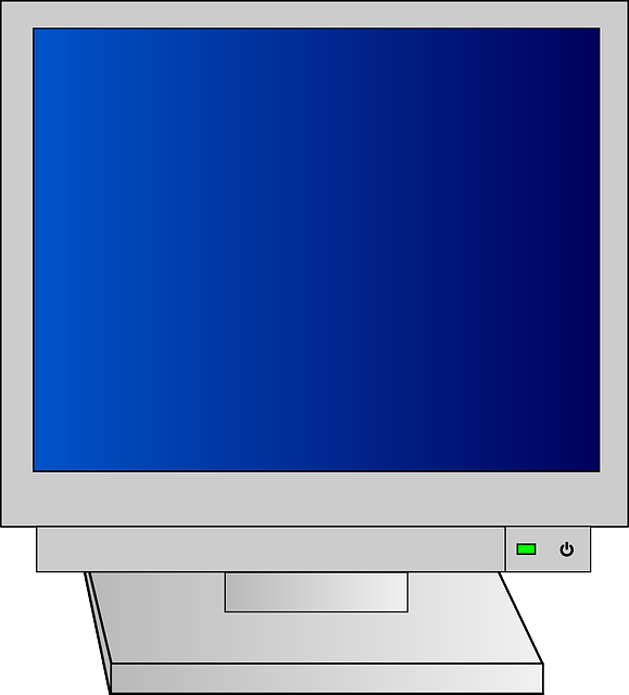 Free download Monitor Crt Powered - Free vector graphic on Pixabay free illustration to be edited with GIMP free online image editor