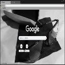 หน้าจอแว่นตาขาวดำสำหรับส่วนขยาย Chrome เว็บสโตร์ใน OffiDocs Chromium