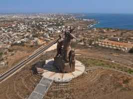 Free download Monumento do Renascimento Africano free photo or picture to be edited with GIMP online image editor