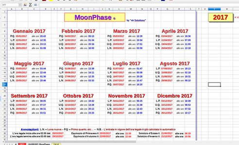 ดาวน์โหลดเทมเพลต MoonPhase - Calendario perpetuo delle fasi lunari DOC, XLS หรือ PPT ฟรีด้วย LibreOffice ออนไลน์หรือ OpenOffice Desktop ออนไลน์