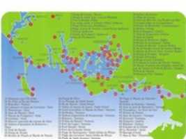 Free download Morbihan Gulf map free photo or picture to be edited with GIMP online image editor