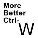 More Better Ctrl W  screen for extension Chrome web store in OffiDocs Chromium