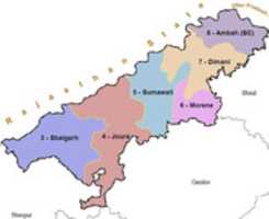 Free download morena_district_madhya_pradesh_election_2018_map free photo or picture to be edited with GIMP online image editor
