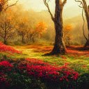 Morning flower forest  screen for extension Chrome web store in OffiDocs Chromium
