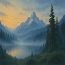 Morning Mist Mountains  screen for extension Chrome web store in OffiDocs Chromium