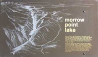 Free download Morrow Point Lake: informational sign free photo or picture to be edited with GIMP online image editor