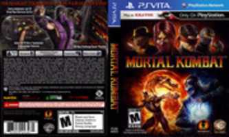 Free download Mortal Kombat [PCSE-00023] Vita Box Art free photo or picture to be edited with GIMP online image editor