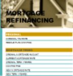 Free download Mortgage Refinance Calculator DOC, XLS or PPT template free to be edited with LibreOffice online or OpenOffice Desktop online