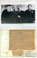 Free download Moscow 1943 Press Photo Dr. Eduard Benes, M. Kalinin, E. Firlinger, A. Korneichuk Soviet Czech Treaty free photo or picture to be edited with GIMP online image editor