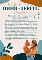 Free download Mothers Day Theme Day Activity Main Comms free photo or picture to be edited with GIMP online image editor