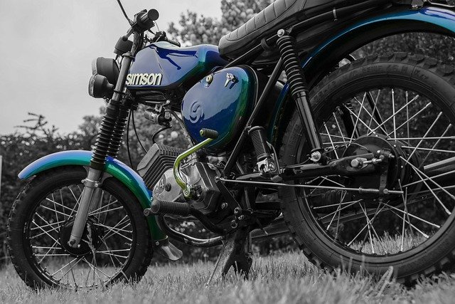 Free download motorcycle simson vintage moped free picture to be edited with GIMP free online image editor