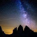 Mountains and Stars at Night  screen for extension Chrome web store in OffiDocs Chromium