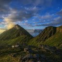 mountains and sunrise  screen for extension Chrome web store in OffiDocs Chromium