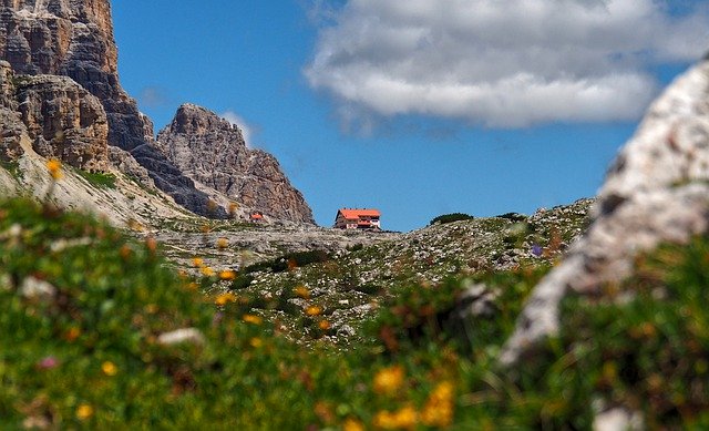 Free download mountains house alps south tirol free picture to be edited with GIMP free online image editor