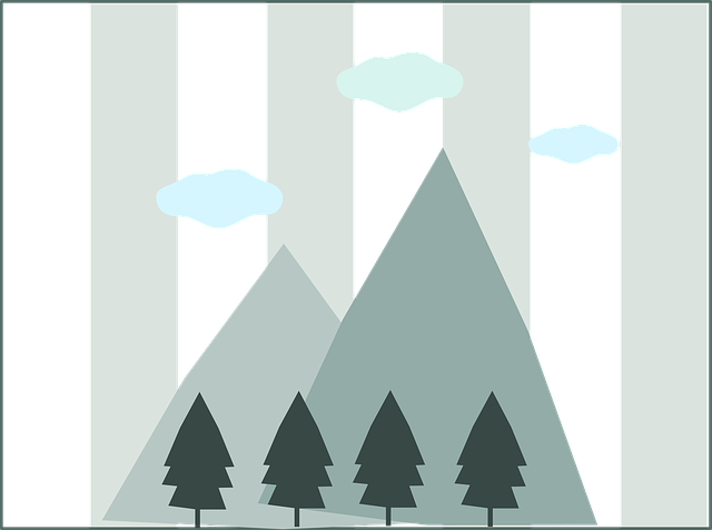 Free download Mountains Nature Tree -  free illustration to be edited with GIMP free online image editor
