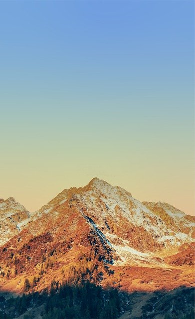 Free download mountains peak sky nature free picture to be edited with GIMP free online image editor