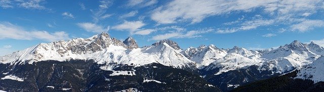Free download mountains summits peak winter snow free picture to be edited with GIMP free online image editor