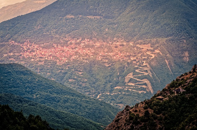 Muat turun percuma gunung cahaya matahari zigzag galinik gambar percuma untuk diedit dengan editor imej dalam talian percuma GIMP