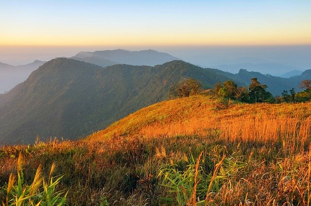 دانلود رایگان عکس طبیعت کوه طلوع آفتاب برای ویرایش با ویرایشگر تصویر آنلاین رایگان GIMP