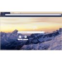 Mountain sunset  screen for extension Chrome web store in OffiDocs Chromium