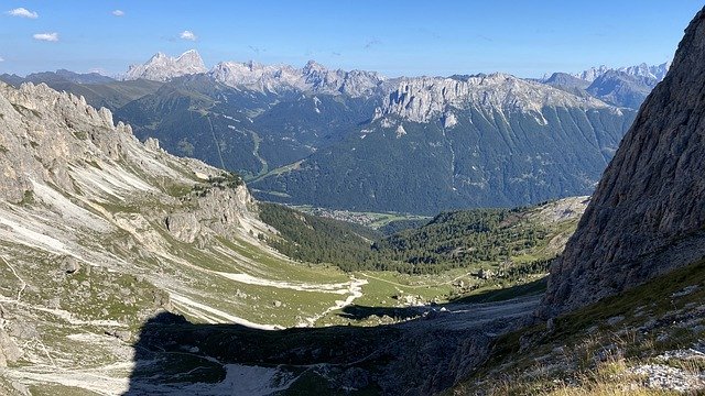 Free download mountains valley val di fassa free picture to be edited with GIMP free online image editor