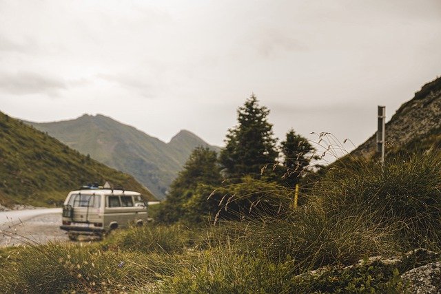 Ücretsiz indir dağlar vanlife seyahati ücretsiz resmi GIMP ücretsiz çevrimiçi resim düzenleyiciyle düzenlenecek
