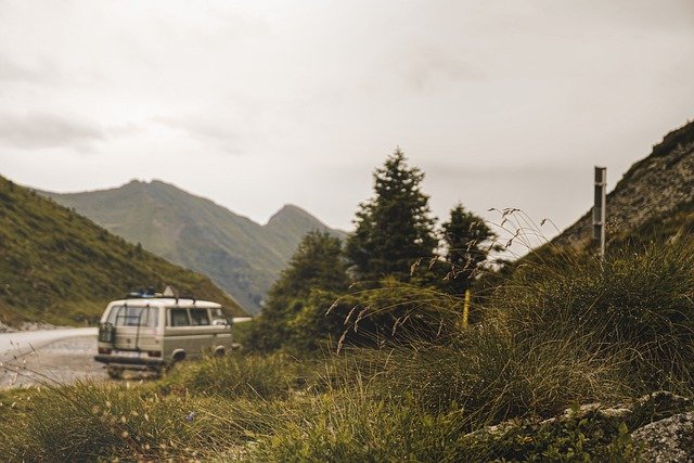 Free download mountains vanlife travel free picture to be edited with GIMP free online image editor