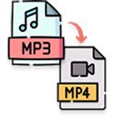 MP3 to MP4  screen for extension Chrome web store in OffiDocs Chromium