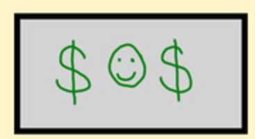 Free download Mr. Krabs 1st Dollar Paint And Drawn With Crayon free photo or picture to be edited with GIMP online image editor