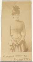 Free download Mrs. Brown Potter, from the Actors and Actresses series (N45, Type 1) for Virginia Brights Cigarettes free photo or picture to be edited with GIMP online image editor