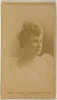 Free download Mrs. Lydia Yeamans Titus, from the Actors and Actresses series (N45, Type 8) for Virginia Brights Cigarettes free photo or picture to be edited with GIMP online image editor