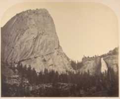 Free download Mt. Broderick and Nevada Fall. Fall = 700 ft. free photo or picture to be edited with GIMP online image editor