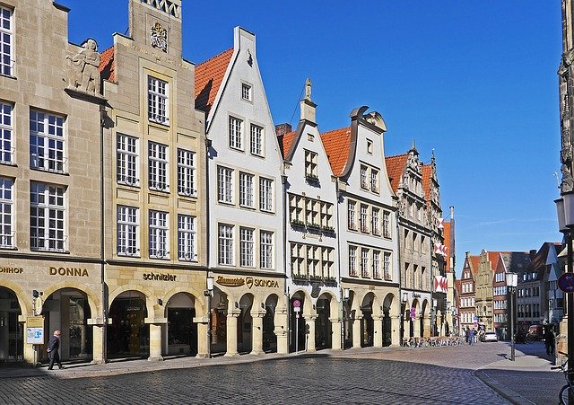 Free download muenster principal market westphalia free picture to be edited with GIMP free online image editor