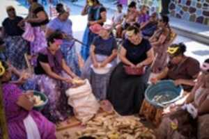 Descărcare gratuită Mujeres del Istmo de Tehuantepec en Semana Santa fotografie sau imagini gratuite pentru a fi editate cu editorul de imagini online GIMP