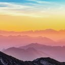 Multicolored clouds and mountains  screen for extension Chrome web store in OffiDocs Chromium
