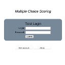 Multiple Choice Scoring  screen for extension Chrome web store in OffiDocs Chromium