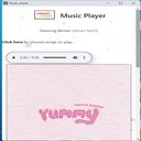Music Player  screen for extension Chrome web store in OffiDocs Chromium
