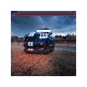 Ecran Mustang Shelby Blue and Red Theme 2560X1440 pour extension Chrome web store dans OffiDocs Chrome