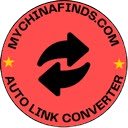 MyChinaFinds AllLink Converter  screen for extension Chrome web store in OffiDocs Chromium