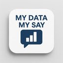 My Data My Say  screen for extension Chrome web store in OffiDocs Chromium