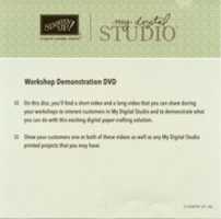 Free download My Digital Studio Workshop Presentation DVD Cover and Disc free photo or picture to be edited with GIMP online image editor