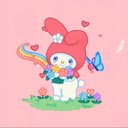 My Melody Pastel Pink Live Wallpaper  screen for extension Chrome web store in OffiDocs Chromium